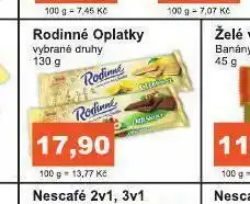 Coop Rodinné oplatky nabídka