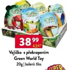 Qanto Vajíčko s překvapením Green World Toy nabídka