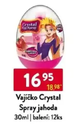 Qanto Vajíčko Crystal Spray jahoda nabídka