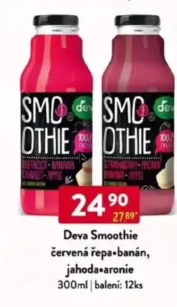 Qanto Deva Smoothie červená řepa banán, jahoda aronie nabídka