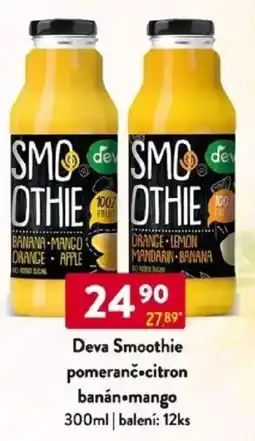 Qanto Deva Smoothie pomeranč citron banán mango nabídka