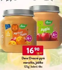 Qanto Deva Ovocné pyré meruňka, jablko nabídka