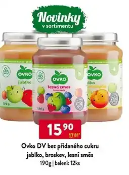 Qanto Ovko DV bez přidaného cukru jablko, broskev, lesní směs nabídka