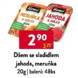 Qanto Džem se sladidlem jahoda, meruňka nabídka