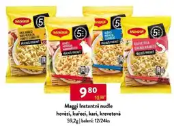 Qanto Maggi Instantní nudle hovězí, kuřecí, kari, krevetová nabídka
