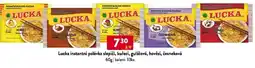 Qanto Lucka instantní polévka slepičí, kuřecí, gulášová, hovězí, česneková nabídka