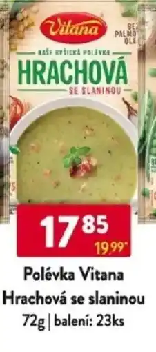 Qanto Polévka Vitana Hrachová se slaninou nabídka