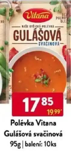 Qanto Polévka Vitana Gulášová svačinová nabídka