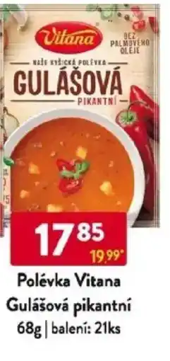 Qanto Polévka Vitana Gulášová pikantní nabídka
