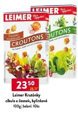 Qanto Leimer Krutónky cibule a česnek, bylinkové nabídka