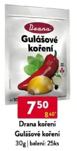 Qanto Drana koření Gulášové koření nabídka