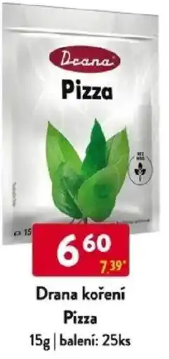 Qanto Drana koření Pizza nabídka