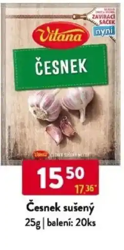 Qanto Česnek sušený nabídka