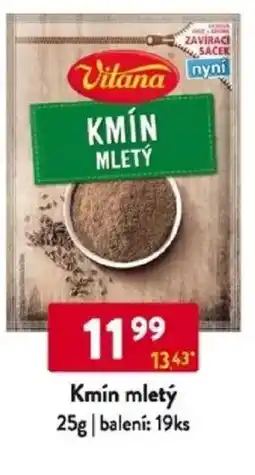 Qanto Vitana Kmín mletý nabídka