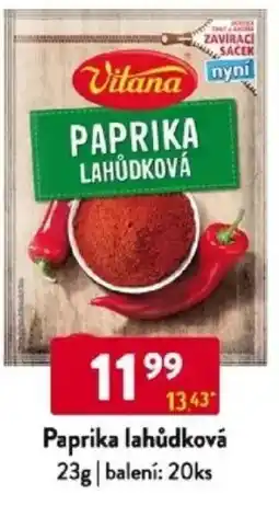 Qanto Vitana Paprika lahůdková nabídka