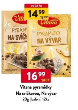 Qanto Vitana pyramidky Na svíčkovou, Na vývar nabídka
