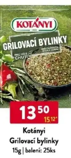 Qanto Kotányi Grilovací bylinky nabídka