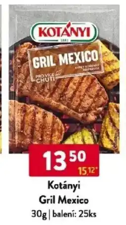 Qanto Kotányi Gril Mexico nabídka