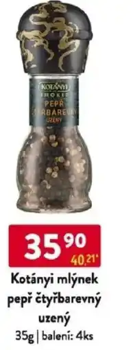 Qanto Kotányi mlýnek pepř čtyřbarevný uzený nabídka