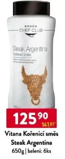 Qanto Vitana Kořenící směs Steak Argentina nabídka