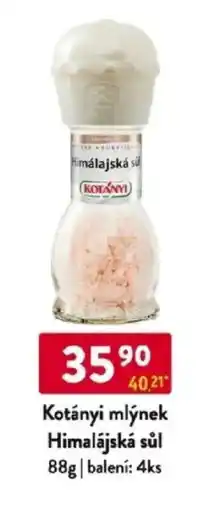 Qanto Kotányi mlýnek Himalájská sůl nabídka