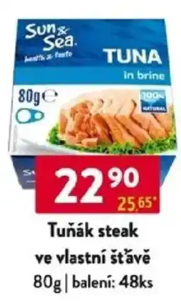 Qanto Tuňák steak ve vlastní šťávě nabídka