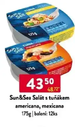 Qanto Sun&Sea Salát s tuňákem americana, mexicana nabídka