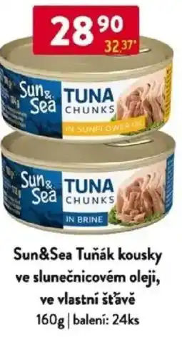 Qanto Sun&Sea Tuňák kousky ve slunečnicovém oleji, ve vlastní šťávě nabídka
