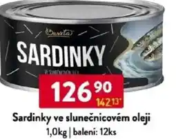 Qanto Sardinky ve slunečnicovém oleji nabídka