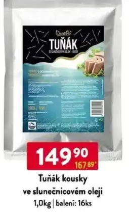 Qanto Tuňák kousky ve slunečnicovém oleji nabídka
