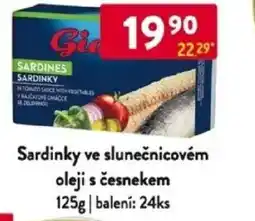 Qanto Giana Sardinky ve slunečnicovém oleji s česnekem nabídka