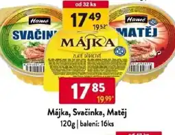 Qanto Hame Májka, Svačinka, Matěj nabídka