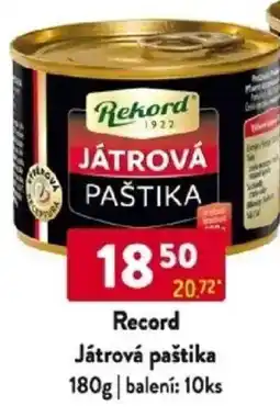 Qanto Rekord Játrová paštika nabídka