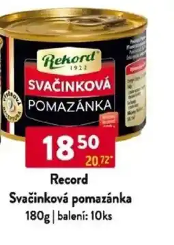 Qanto Rekord Svačinková pomazánka nabídka