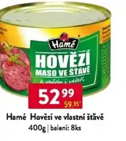 Qanto Hamé Hovězí ve vlastní štǎvě nabídka