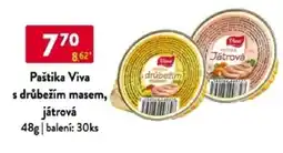 Qanto Paštika Viva s drůbežím masem, játrová nabídka