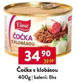 Qanto Viva Čočka s klobásou nabídka