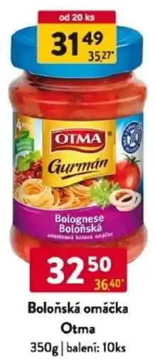 Qanto Boloňská omáčka Otma nabídka