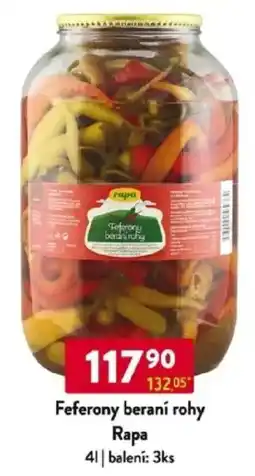 Qanto Feferony beraní rohy Rapa nabídka