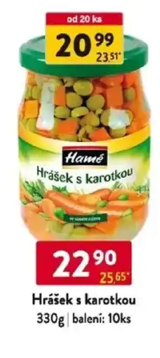 Qanto Hamé Hrášek s karotkou nabídka