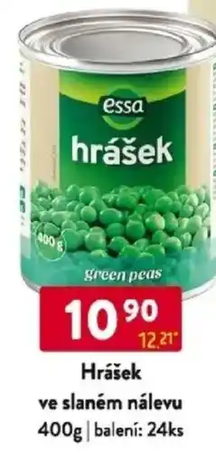 Qanto Essa Hrášek ve slaném nálevu nabídka