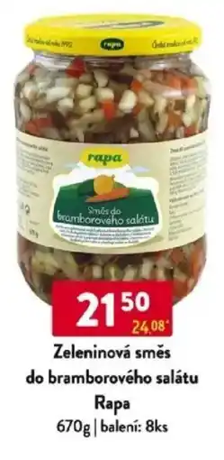 Qanto Zeleninová směs do bramborového salátu Rapa nabídka