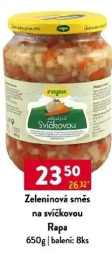 Qanto Zeleninová směs na svíčkovou Rapa nabídka