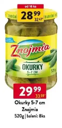 Qanto Okurky 5-7 cm Znojmia nabídka