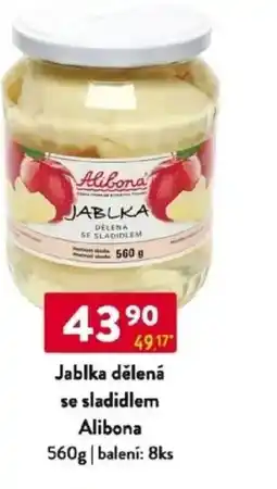 Qanto Jablka dělená se sladidlem Alibona nabídka