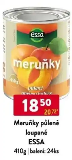 Qanto Meruňky půlené loupané ESSA nabídka
