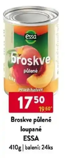 Qanto Broskve půlené loupané ESSA nabídka