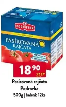 Qanto Pasírovaná rajčata Podravka nabídka
