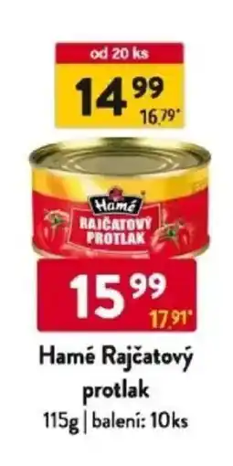 Qanto Hamé Rajčatový protlak nabídka