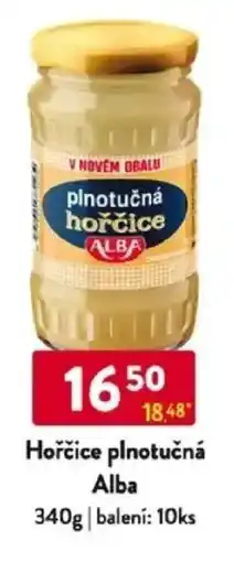 Qanto Hořčice plnotučná Alba nabídka
